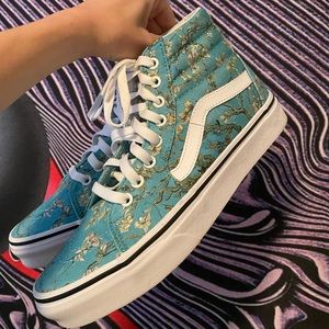 Vans x Vincent Van Gogh SK8-Hi in Almond Blossom True White